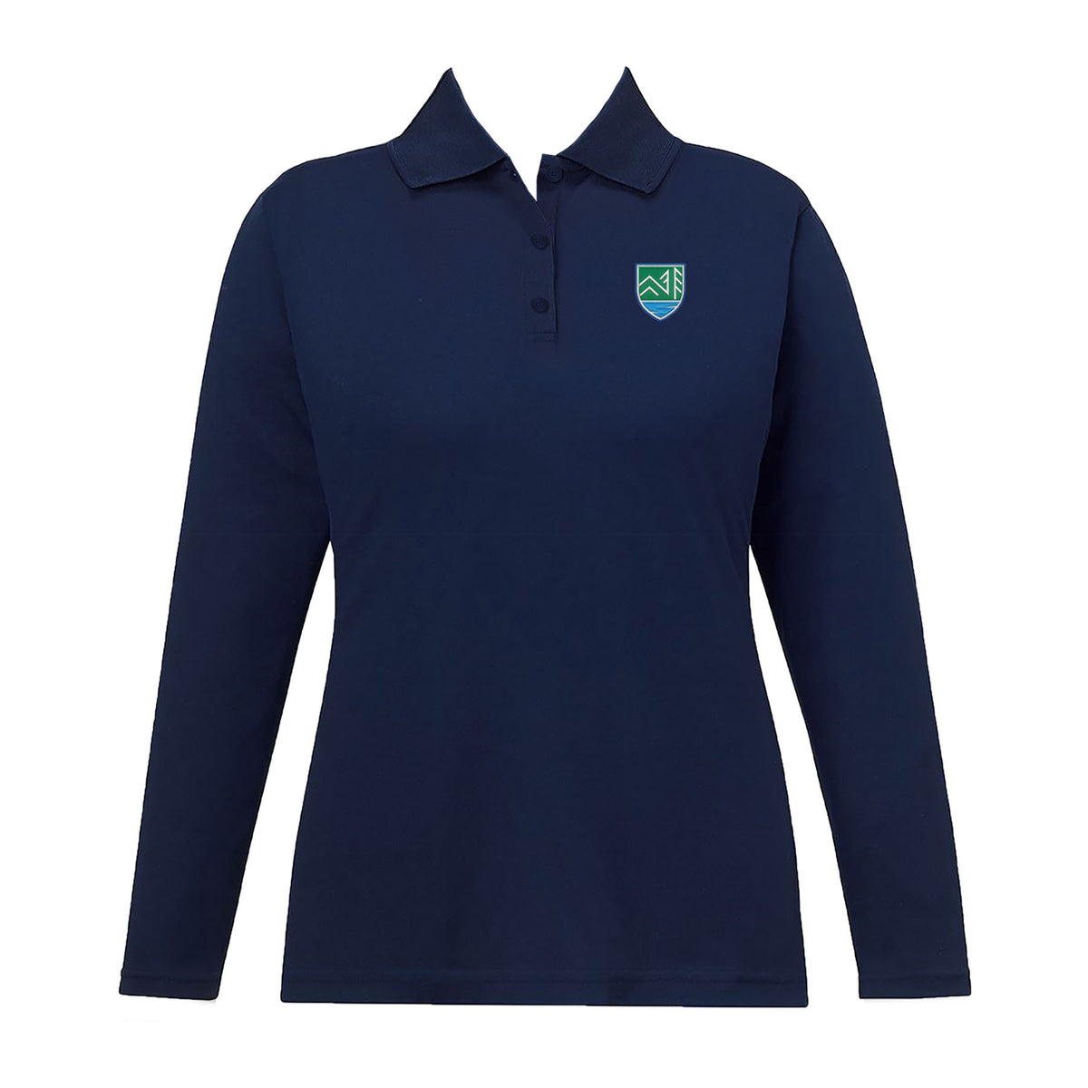 ASPENGROVE JRK-7 GOLF SHIRT, FITTED, LONG SLEEVE, YOUTH