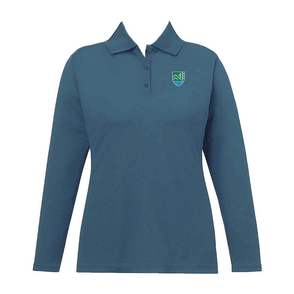 ASPENGROVE K-7 GOLF SHIRT, FITTED, LONG SLEEVE, YOUTH