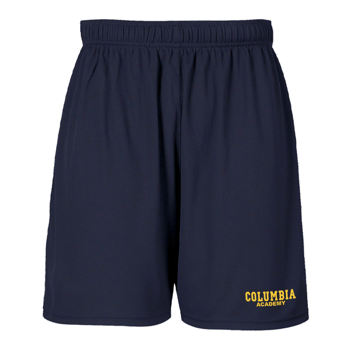 COLUMBIA ACADEMY GYM SHORTS, WICKING, ADULT