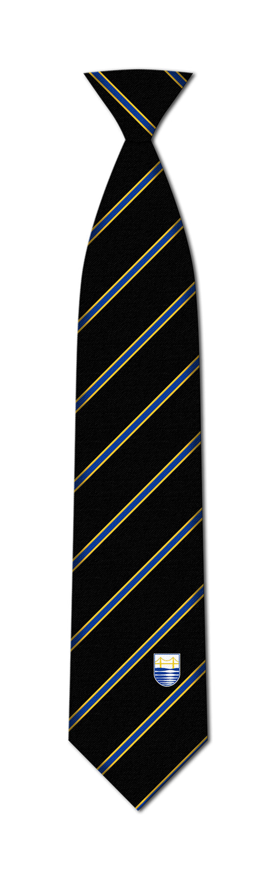 COLUMBIA ACADEMY 4-7 CLIP TIE, 100% SILK *FINAL SALE*
