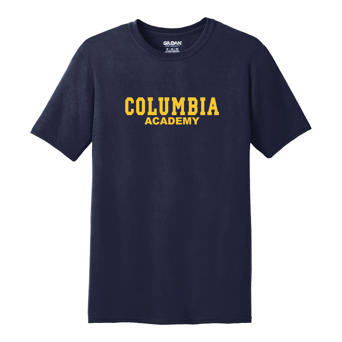 COLUMBIA ACADEMY GRADE 8-12 GYM T-SHIRT, WICKING, ADULT
