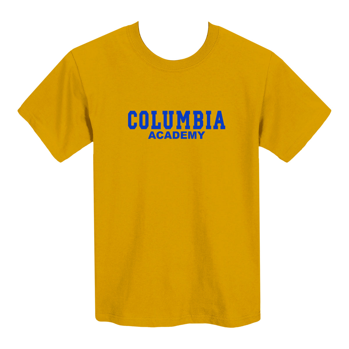 COLUMBIA ACADEMY K-7 GYM T-SHIRT, COTTON, ADULT