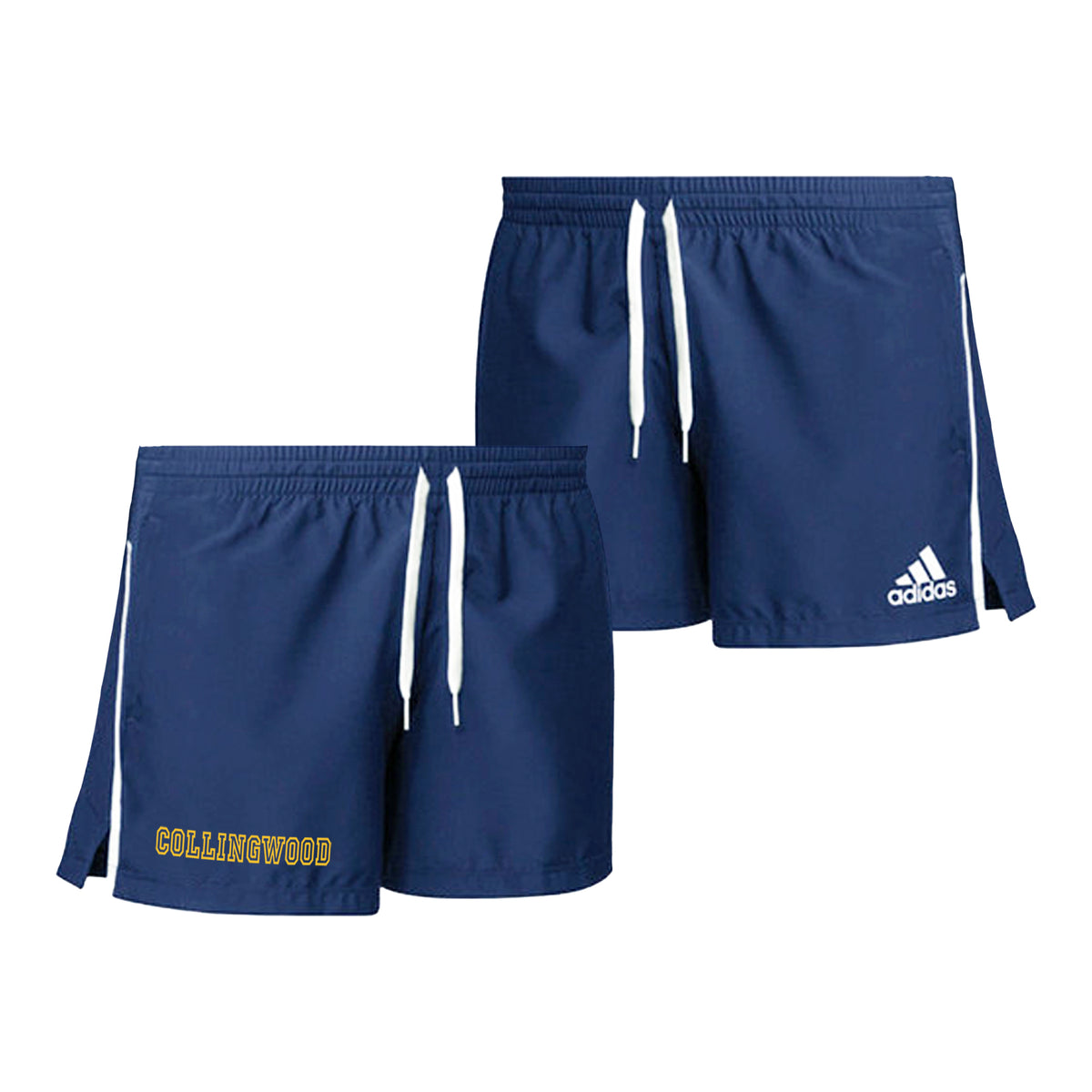 ***COLLINGWOOD 8-12 ADIDAS GYM SHORTS, TEAM 19, LADIES *FINAL SALE*
