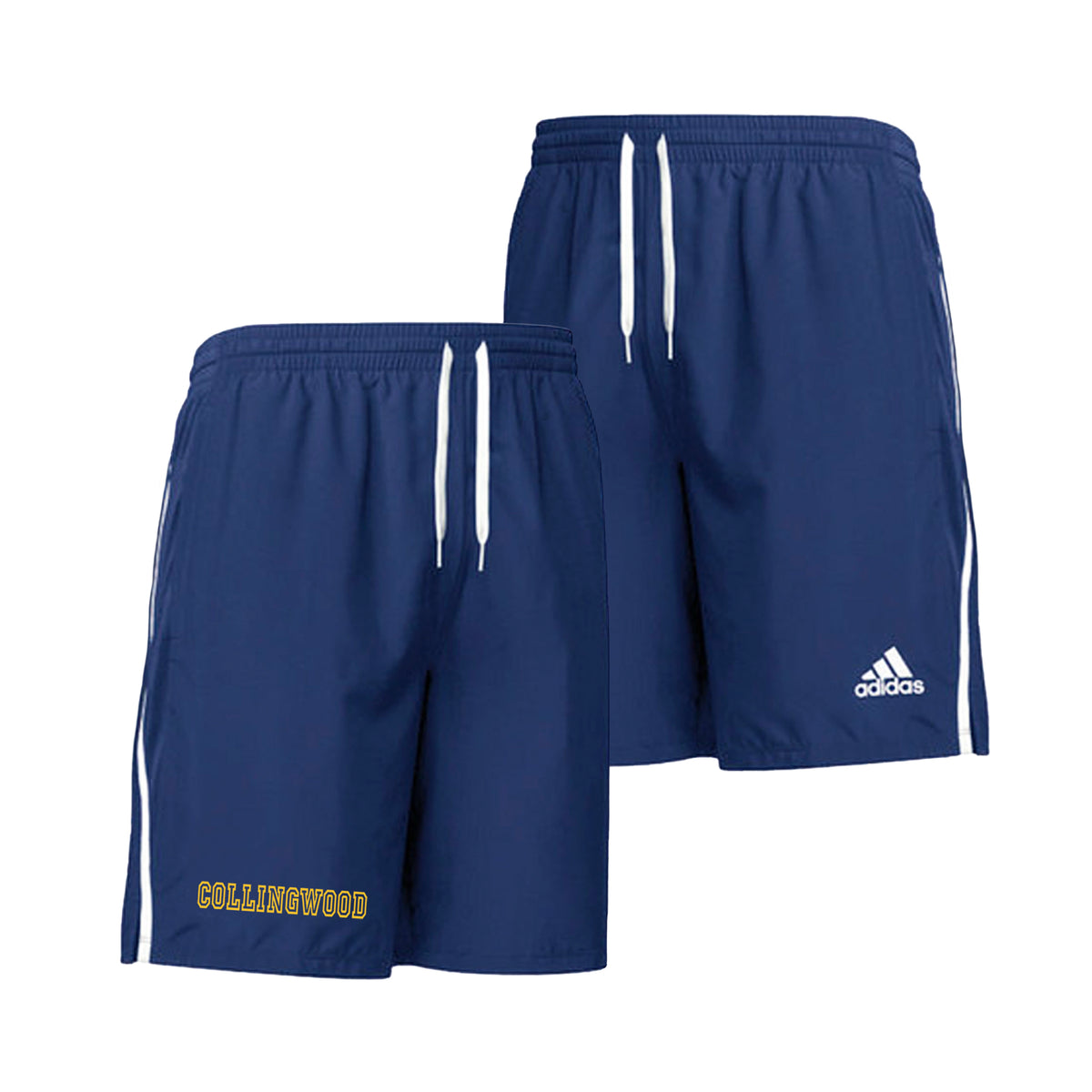***COLLINGWOOD 8-12 ADIDAS GYM SHORTS, TEAM 19, MENS