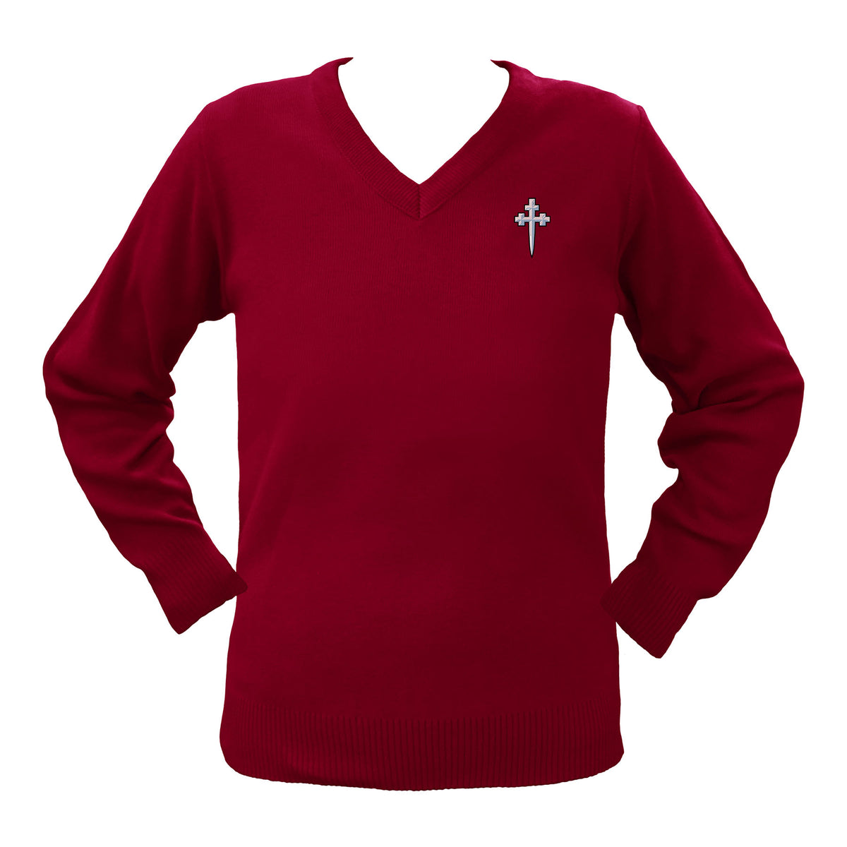 SHAWNIGAN LAKE HOUSE PULLOVER WITH ARM STRIPE, COPEMAN'S, SIZE 34 AND UP