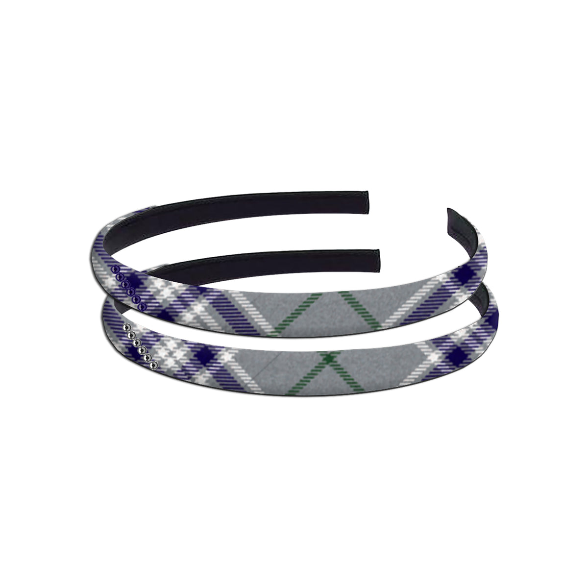 TARTAN HAIRBAND WITH CRYSTALS, 2901-22 *FINAL SALE*