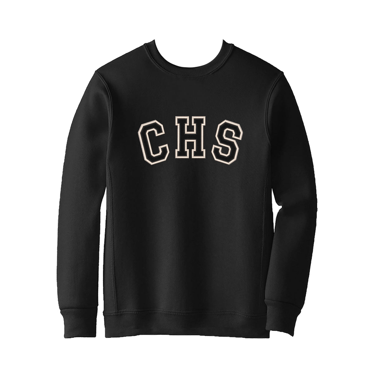 CROFTON CREWNECK SWEATSHIRT WITH CHS APPLIQUE, YOUTH