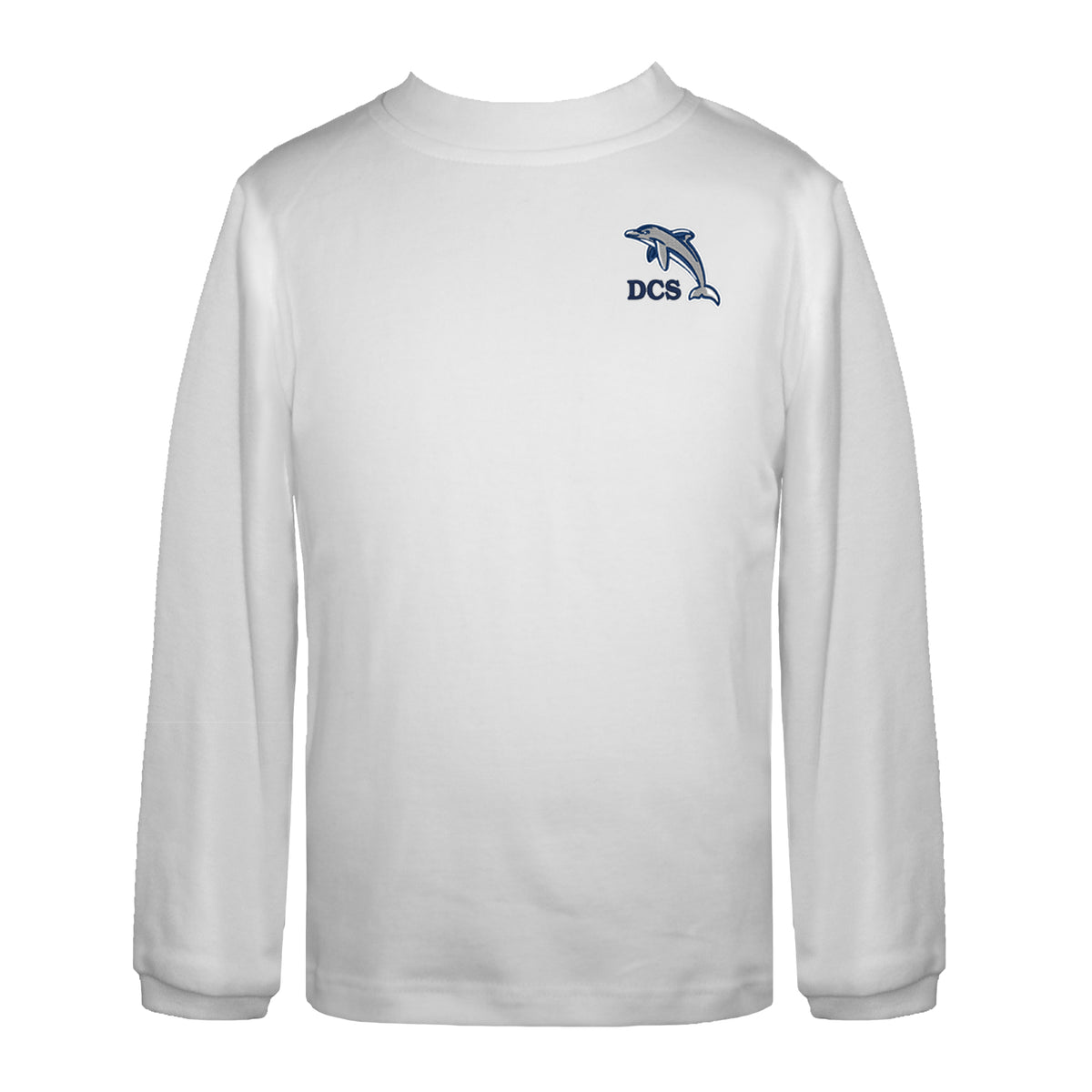 DELTA CHRISTIAN JUNIOR KINDERGARTEN INTERLOCK SHIRT, LONG SLEEVE, CHILD