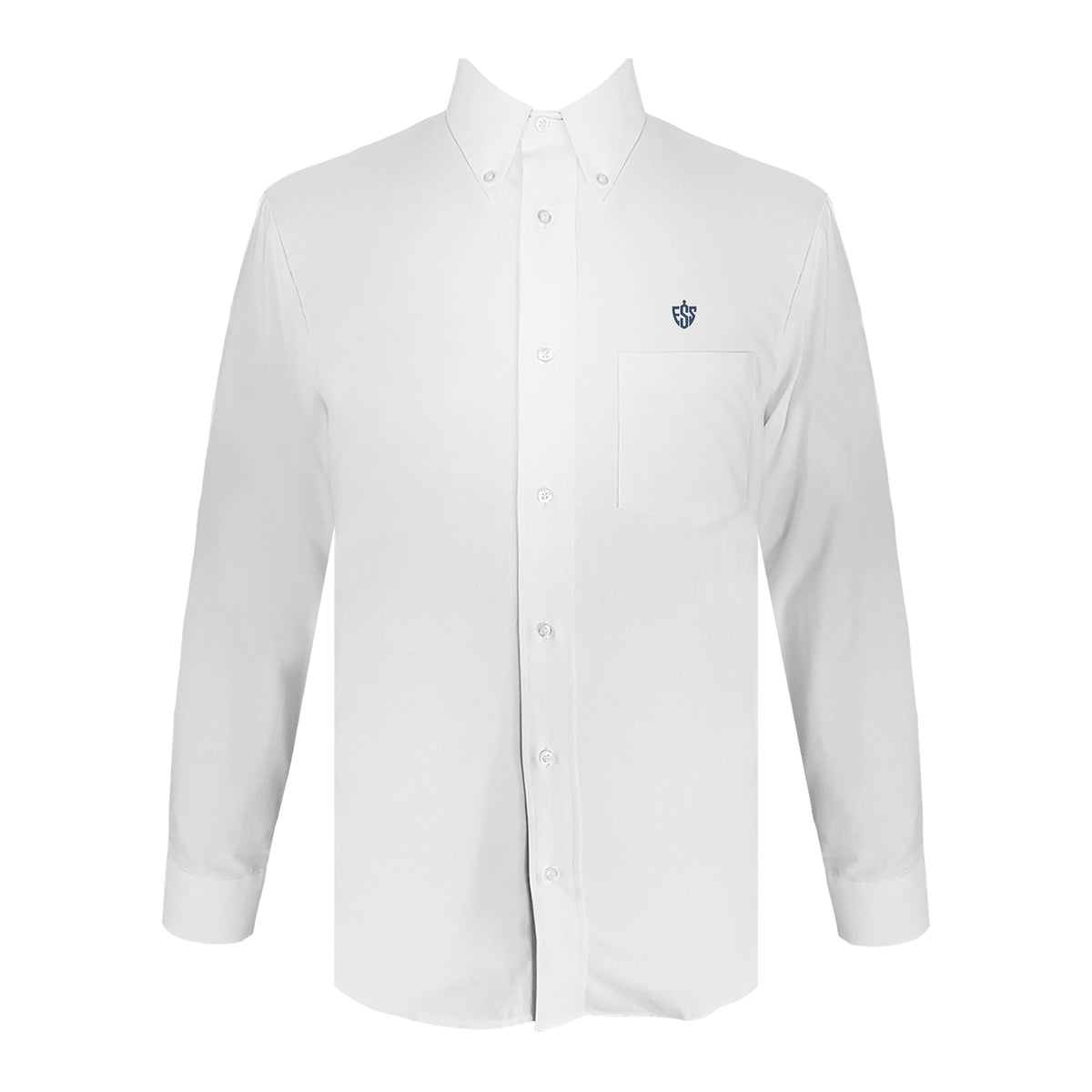 ECOLE ST. SACREMENT DRESS SHIRT, LONG SLEEVE, MENS