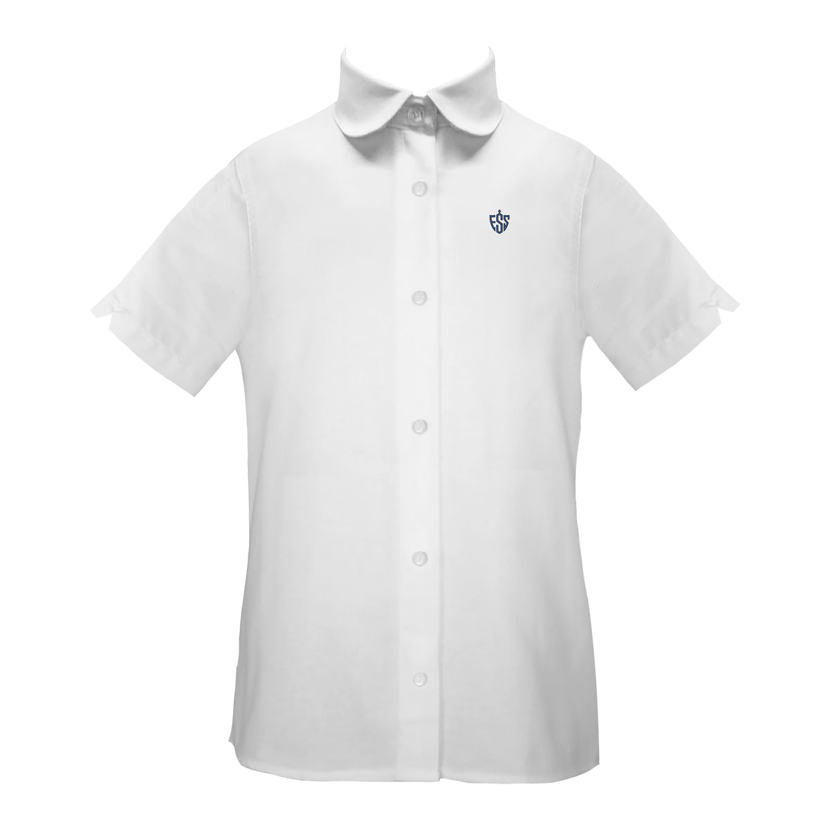ECOLE ST. SACREMENT PETERPAN BLOUSE, SHORT SLEEVE