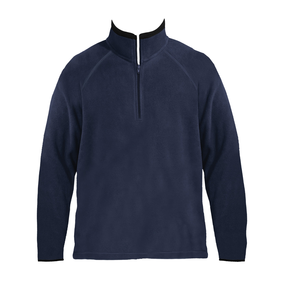 NAVY FLEECE JACKET, 1/4 ZIP WITH YKK ZIPPER, YOUTH