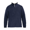 NAVY FLEECE JACKET, 1/4 ZIP WITH YKK ZIPPER, YOUTH