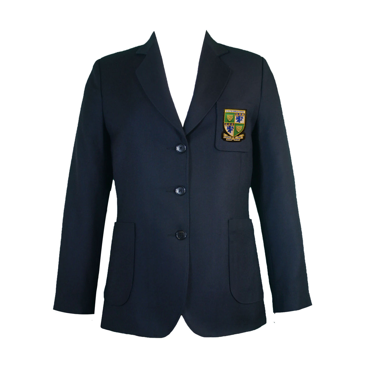 GLENLYON BLAZER, WOOL, NAVY BUTTONS, LADIES