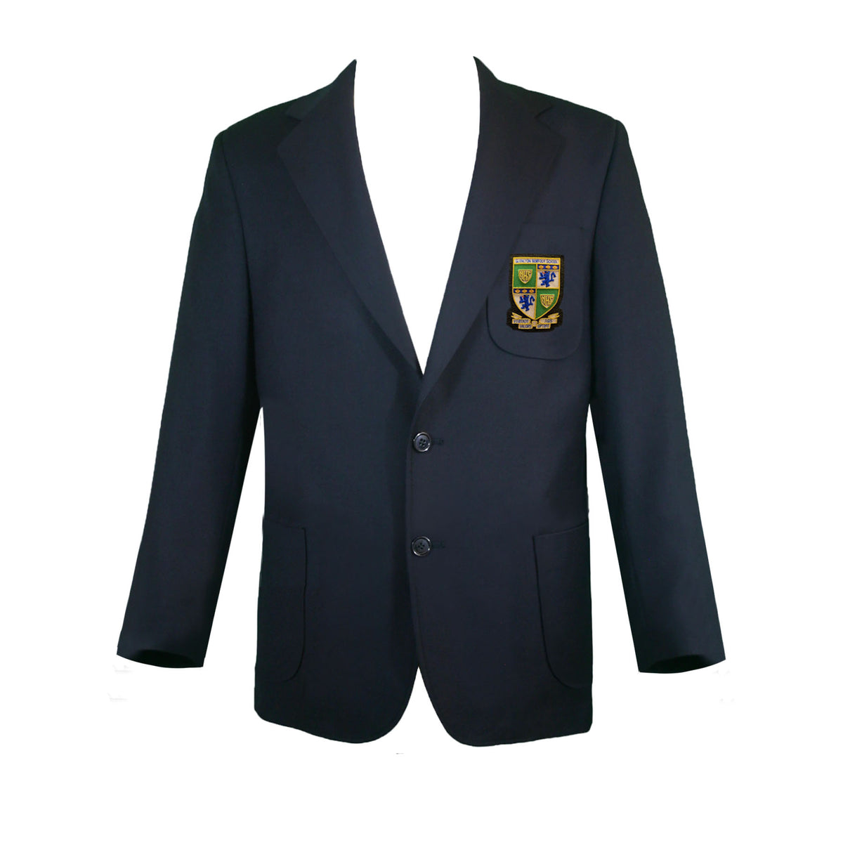 GLENLYON BLAZER, WOOL, NAVY BUTTONS, UNISEX, YOUTH