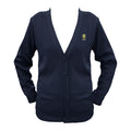 GLENLYON CARDIGAN WITH GRYPHON LOGO, ADULT