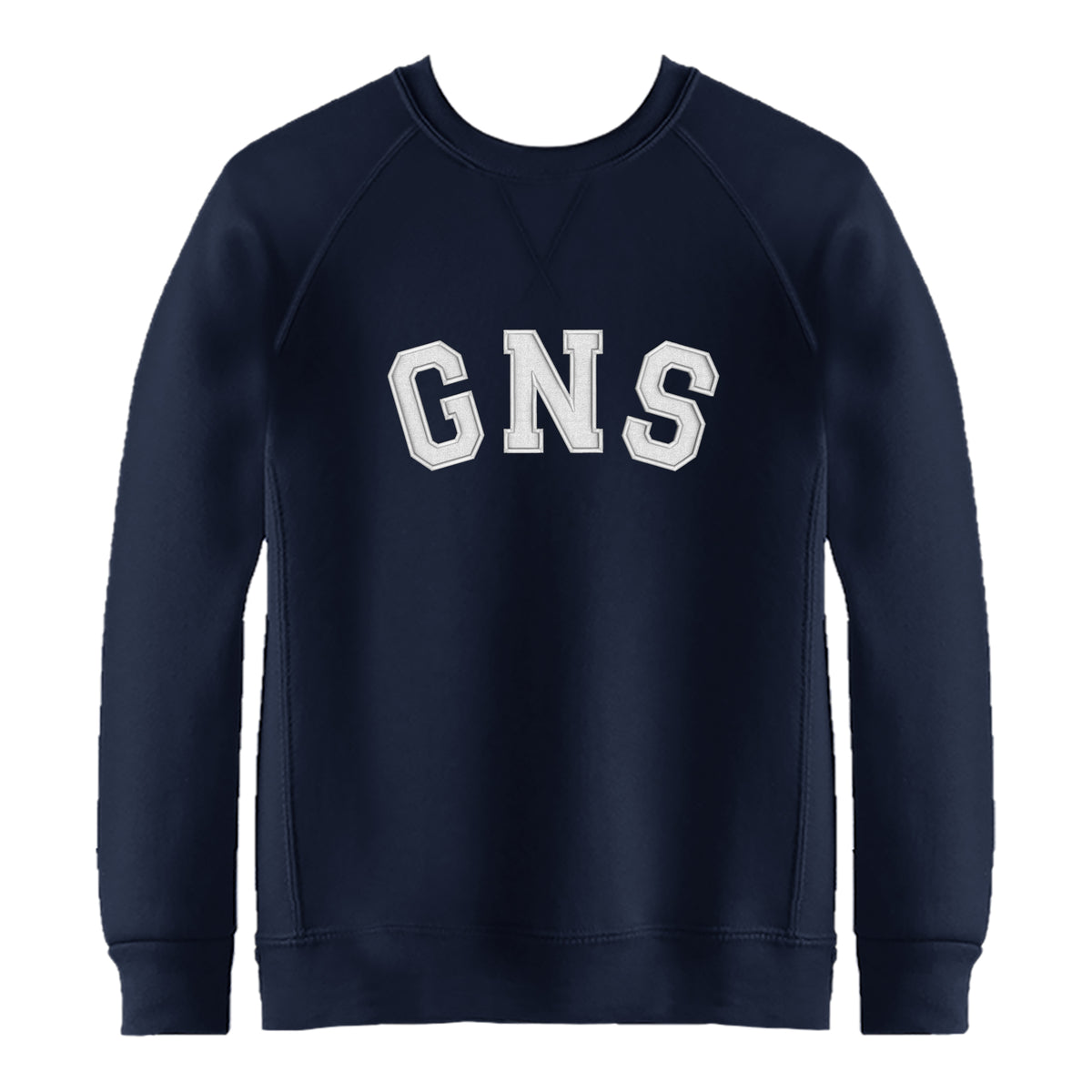 GLENLYON NORFOLK SCHOOL CREWNECK SWEATSHIRT WITH APPLIQUE, ADULT