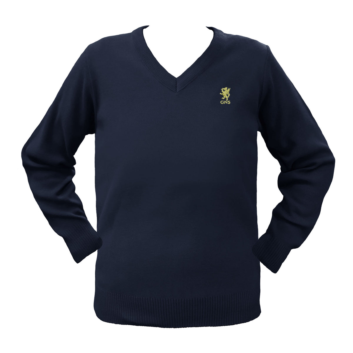 GLENLYON PULLOVER WITH GRYPHON LOGO, UP TO SIZE 32