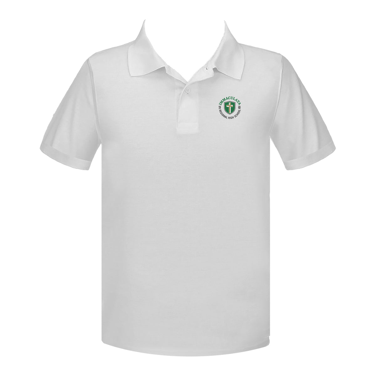 IMMACULATA REGIONAL HIGH SCHOOL GOLF SHIRT, UNISEX, SHORT SLEEVE, YOUTH