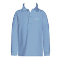 KINERET TAMIM ACADEMY GOLF SHIRT, UNISEX, LONG SLEEVE, CHILD *PRE-ORDER, FINAL SALE*