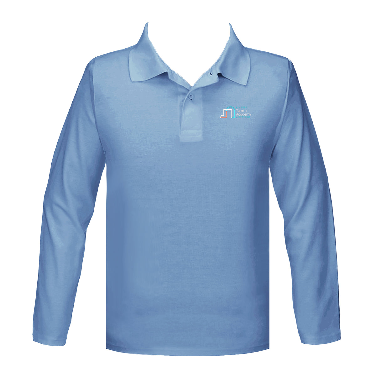 KINERET TAMIM ACADEMY GOLF SHIRT, UNISEX, LONG SLEEVE, YOUTH *PRE-ORDER, FINAL SALE*