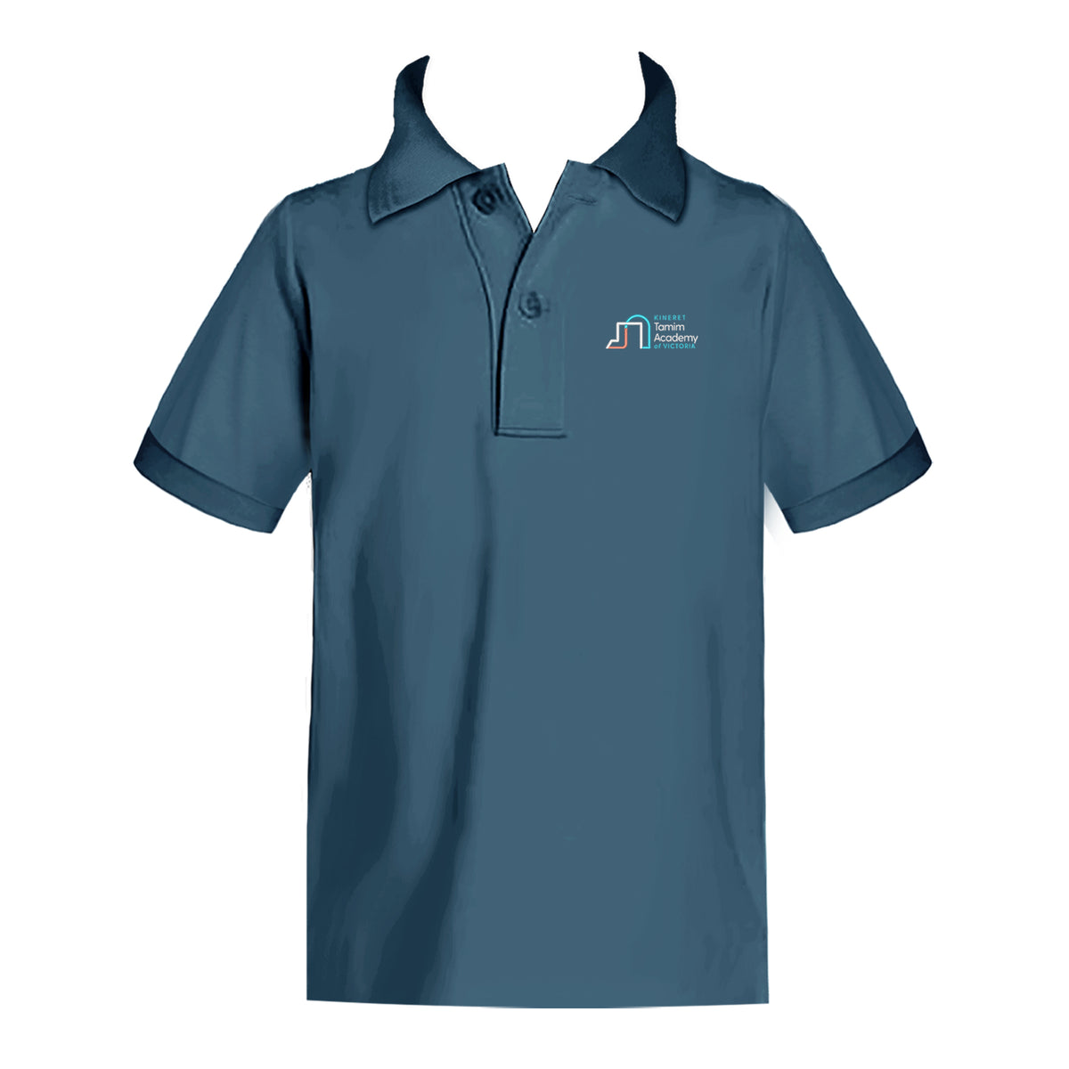 KINERET TAMIM ACADEMY GOLF SHIRT, UNISEX, SHORT SLEEVE, CHILD *PRE-ORDER, FINAL SALE*