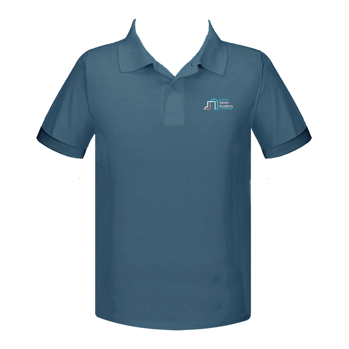 KINERET TAMIM ACADEMY GOLF SHIRT, UNISEX, SHORT SLEEVE, YOUTH *PRE-ORDER, FINAL SALE*