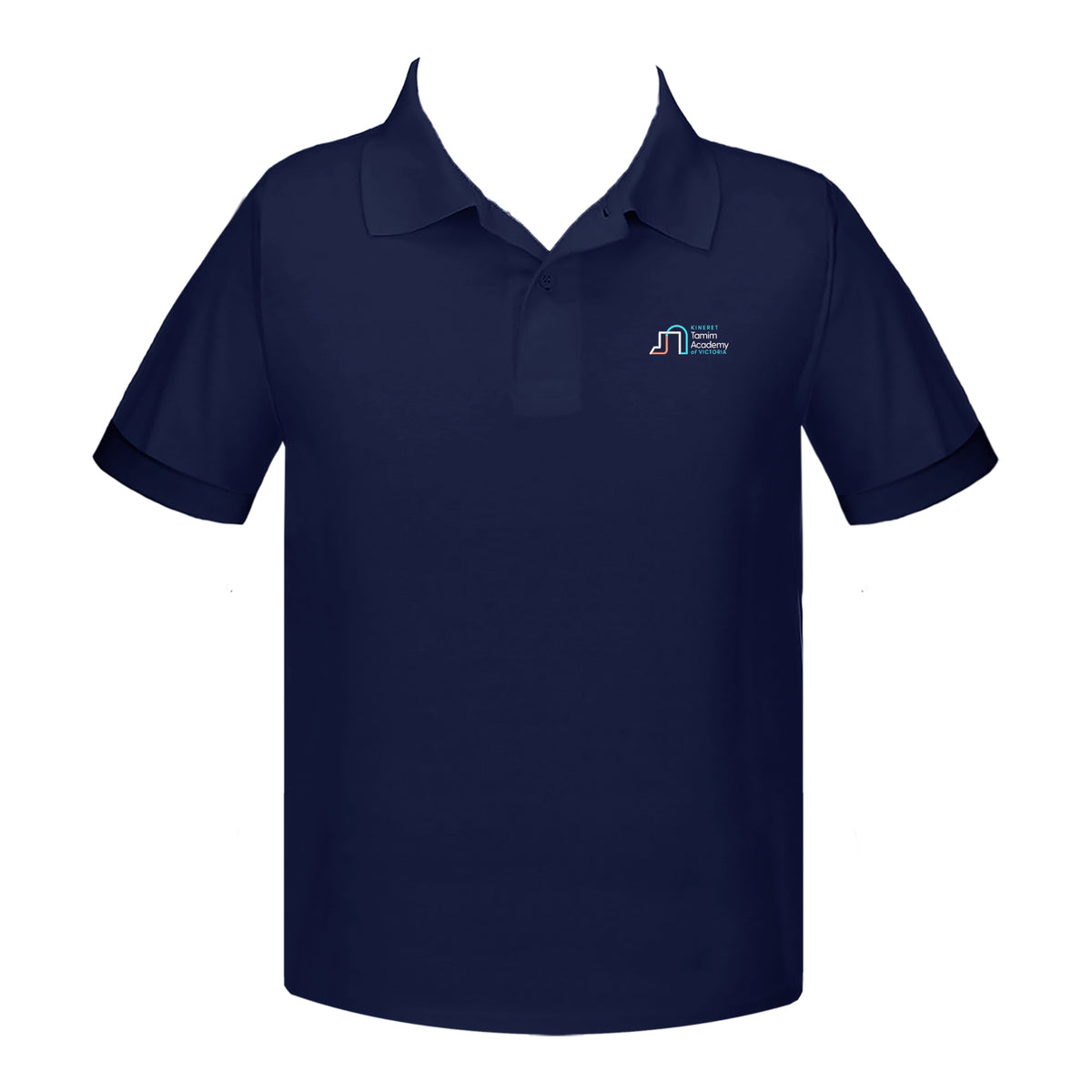 KINERET TAMIM ACADEMY GOLF SHIRT, UNISEX, SHORT SLEEVE, YOUTH