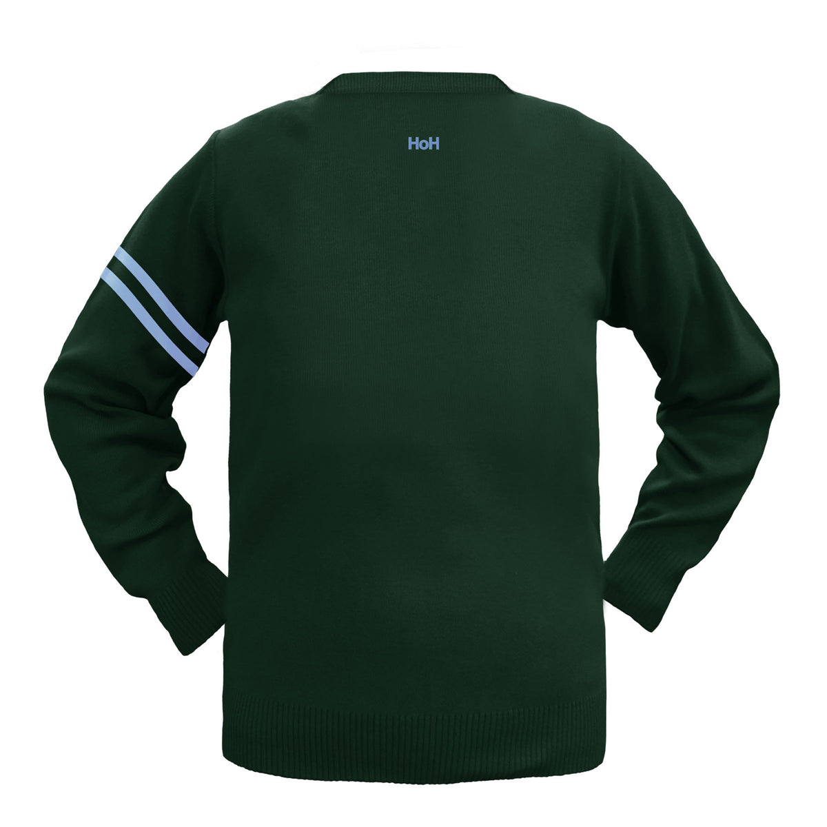 SHAWNIGAN LAKE HOUSE PULLOVER WITH ARM STRIPE, LAKE'S, SIZE 34 AND UP