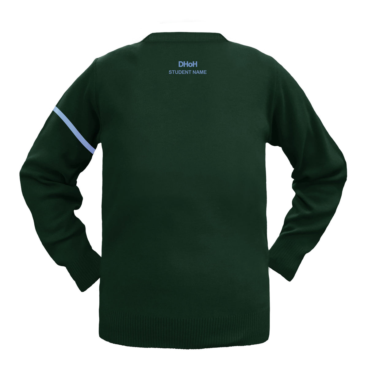 SHAWNIGAN LAKE HOUSE PULLOVER WITH ARM STRIPE, LAKE'S, SIZE 34 AND UP