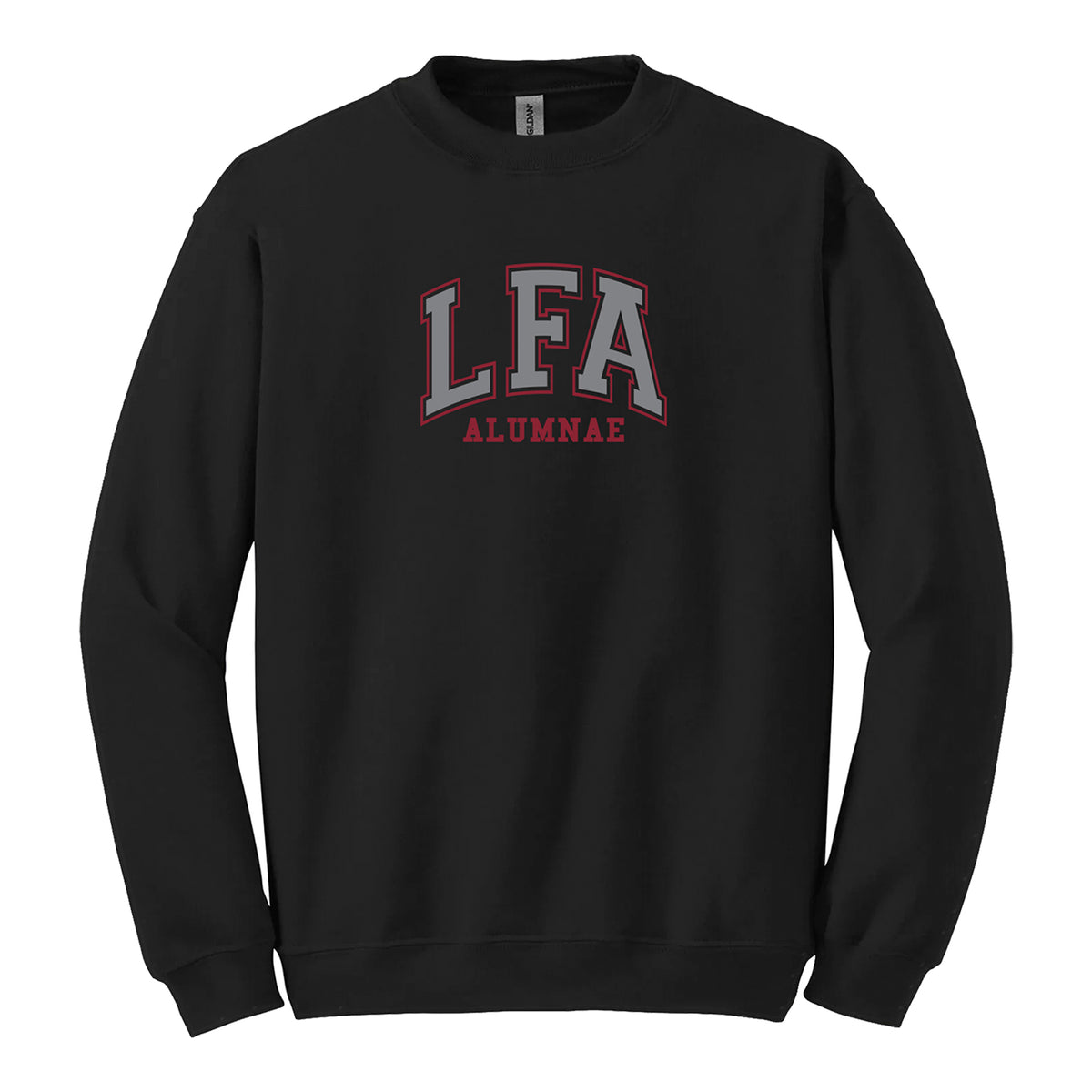 LITTLE FLOWER ACADEMY ALUMNAE SPIRITWEAR CREWNECK, 2 COLOUR LOGO