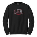 LITTLE FLOWER ACADEMY ALUMNAE SPIRITWEAR CREWNECK, 2 COLOUR LOGO