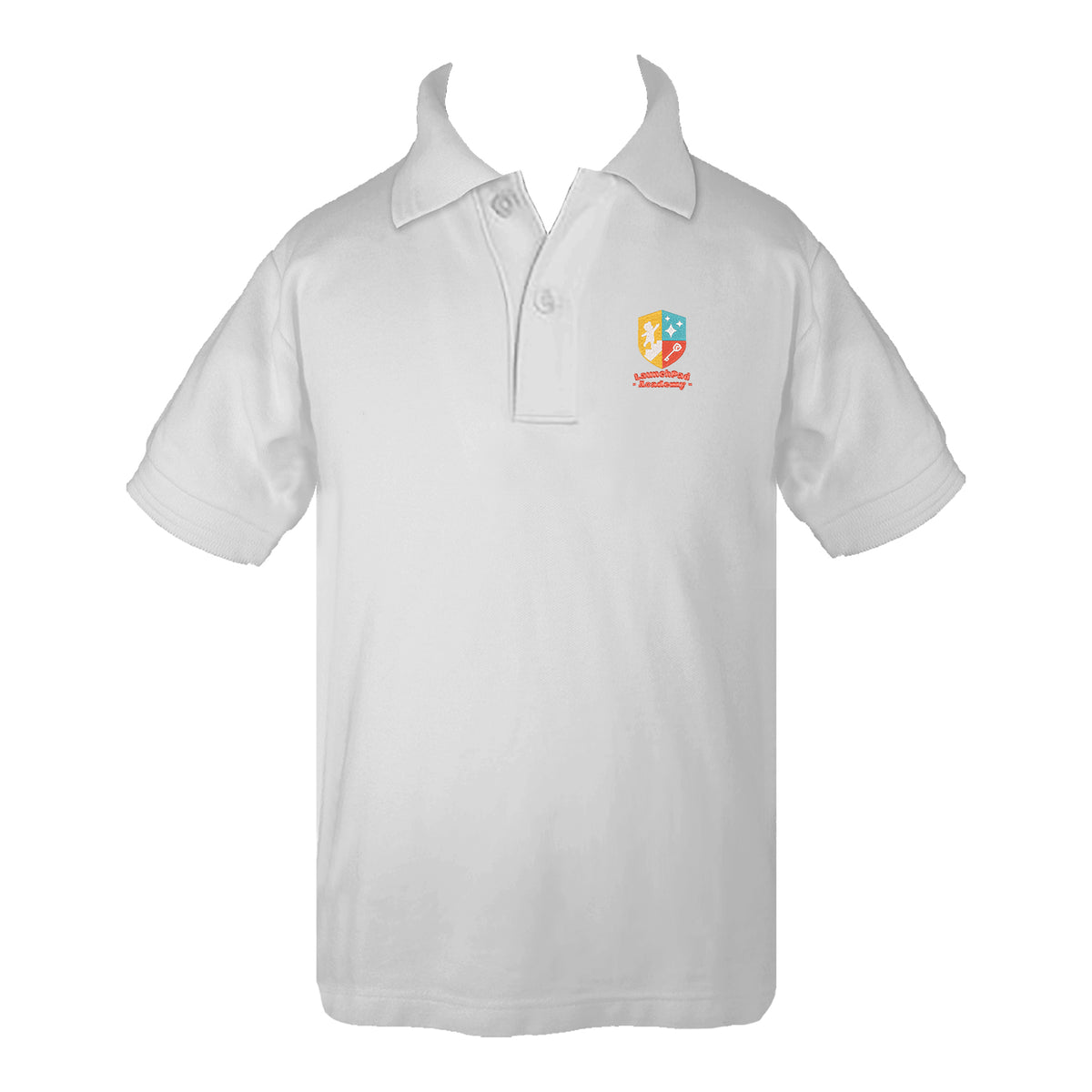 LAUNCHPAD ACADEMY GOLF SHIRT, UNISEX, SHORT SLEEVE, TODDLER