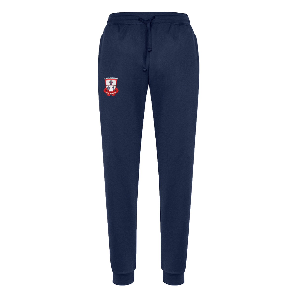 ST. MICHAEL'S ELEMENTARY SCHOOL TRACK PANTS, ADULT *PRE-ORDER, FINAL SALE*
