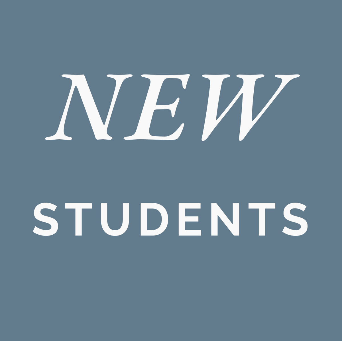 NEW STUDENTS, Shipping Schools