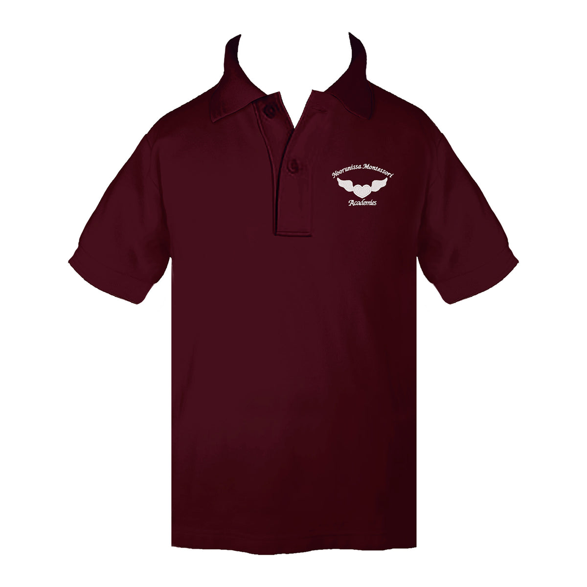 NOORUNISSA MONTESSORI ACADEMIES GOLF SHIRT, UNISEX, SHORT SLEEVE, CHILD