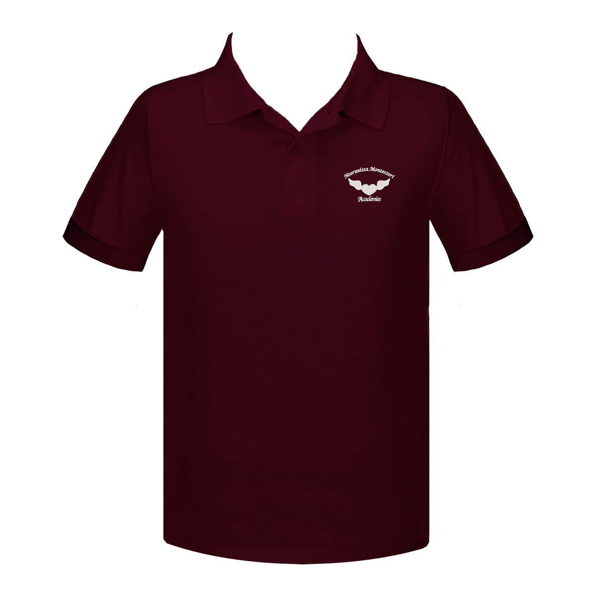 NOORUNISSA MONTESSORI ACADEMIES GOLF SHIRT, UNISEX, SHORT SLEEVE, YOUTH