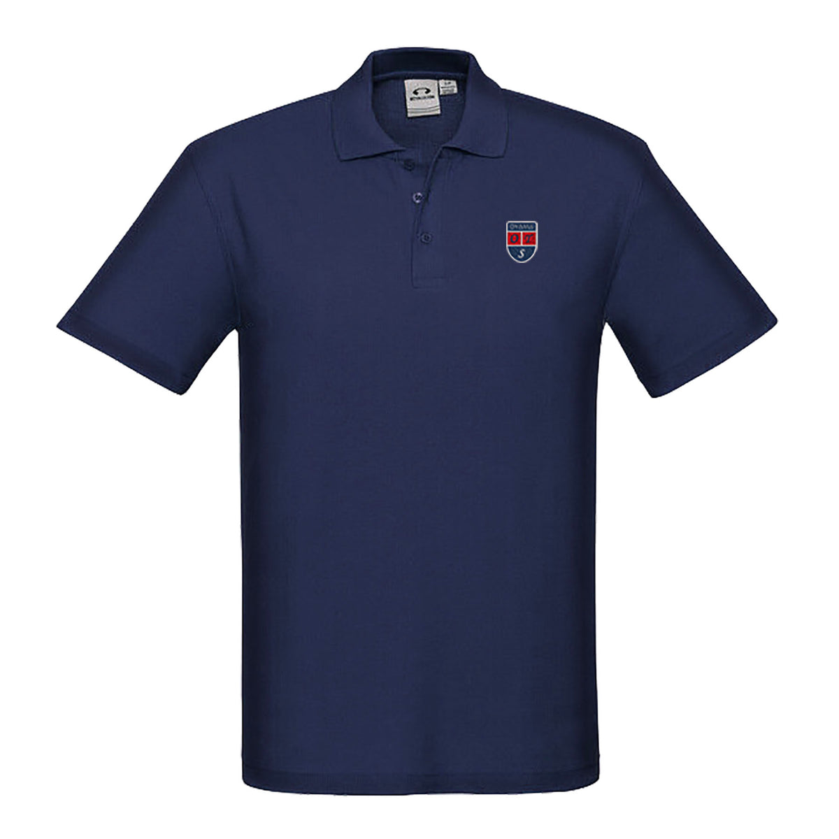 OYAMA NAVY GOLF SHIRT, WICKING, YOUTH
