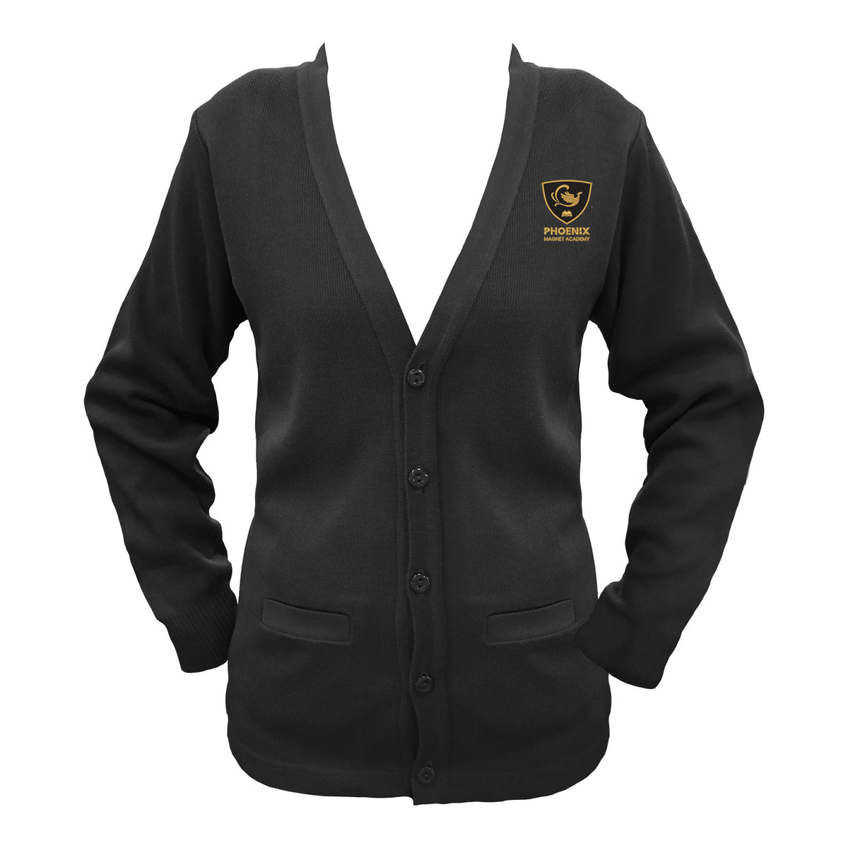 ***PHOENIX MAGNET ACADEMY CARDIGAN, SIZE 34 AND UP