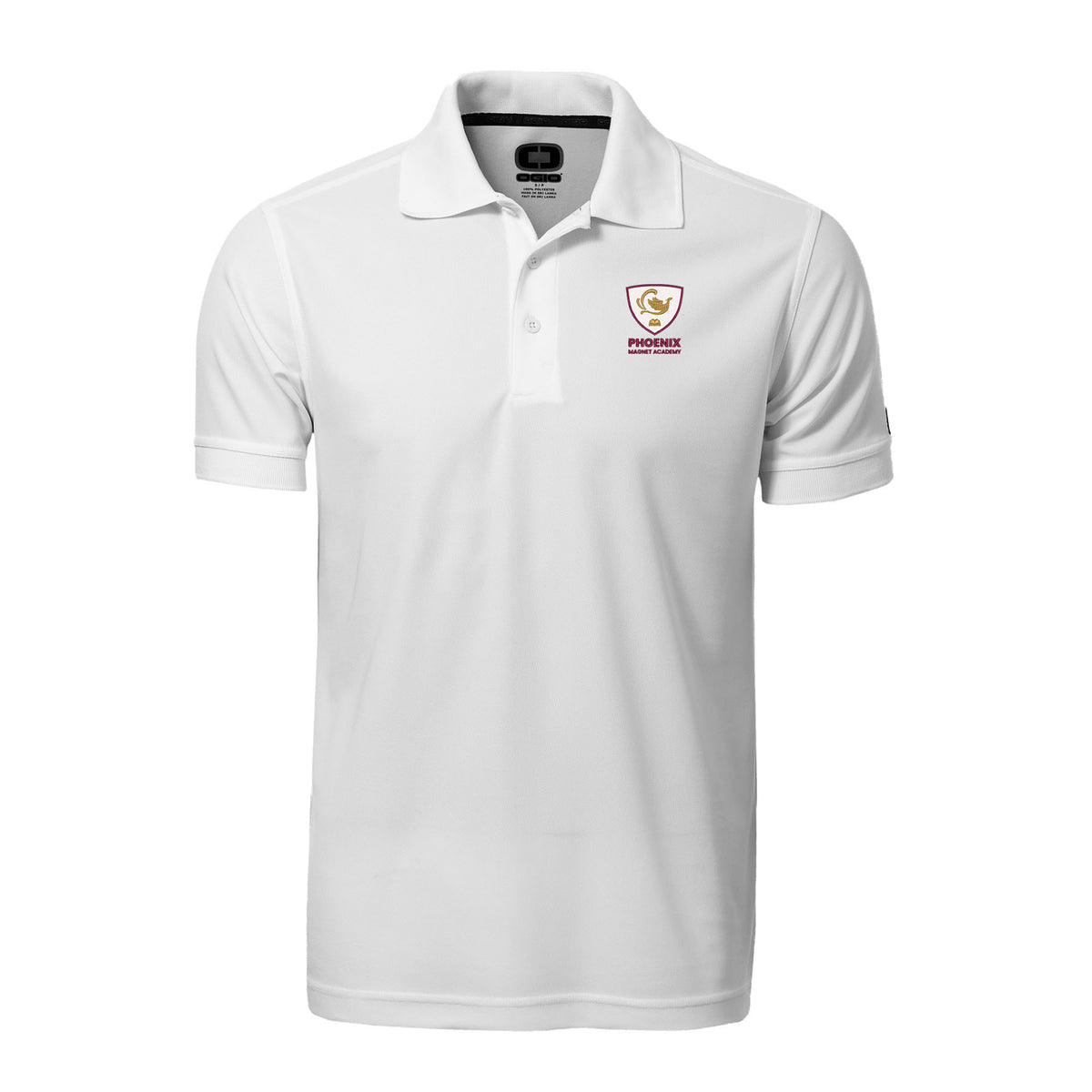 ***PHOENIX MAGNET ACADEMY GOLF SHIRT, WICKING, SHORT SLEEVE, UNISEX