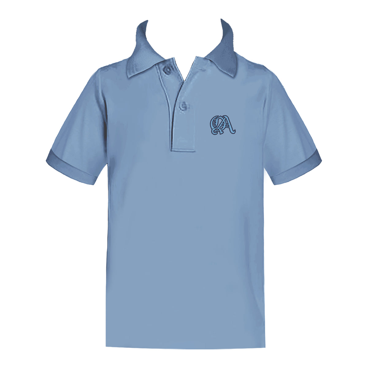 QUEEN OF ANGELS K-6 GOLF SHIRT, UNISEX, SHORT SLEEVE, CHILD