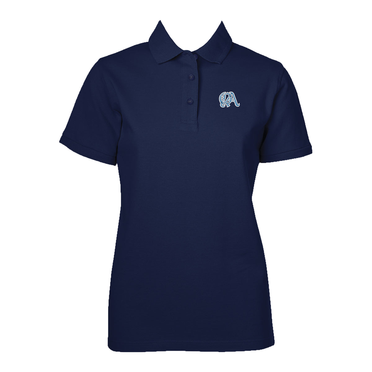 QUEEN OF ANGELS 7-9 GOLF SHIRT, FITTED, SHORT SLEEVE, YOUTH