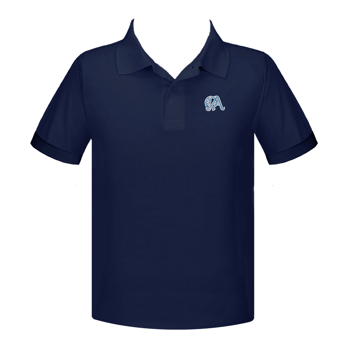 QUEEN OF ANGELS 7-9 GOLF SHIRT, UNISEX, SHORT SLEEVE, YOUTH