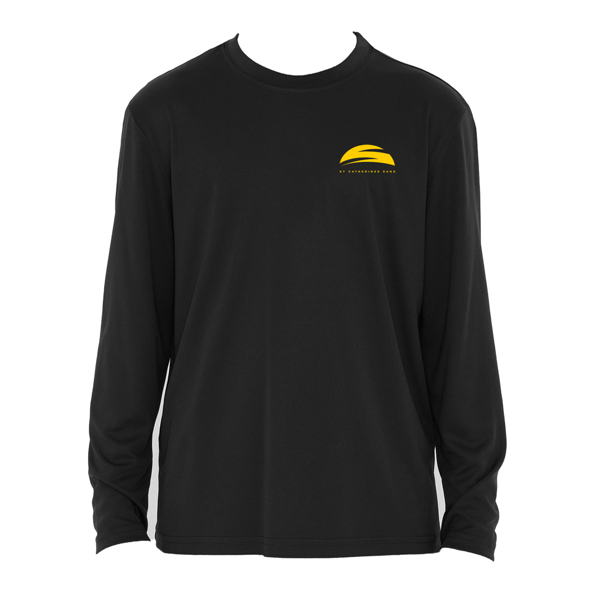 ST. CATHERINE'S GYM T-SHIRT, LONG SLEEVE, WICKING, ADULT *PRE-ORDER, FINAL SALE*