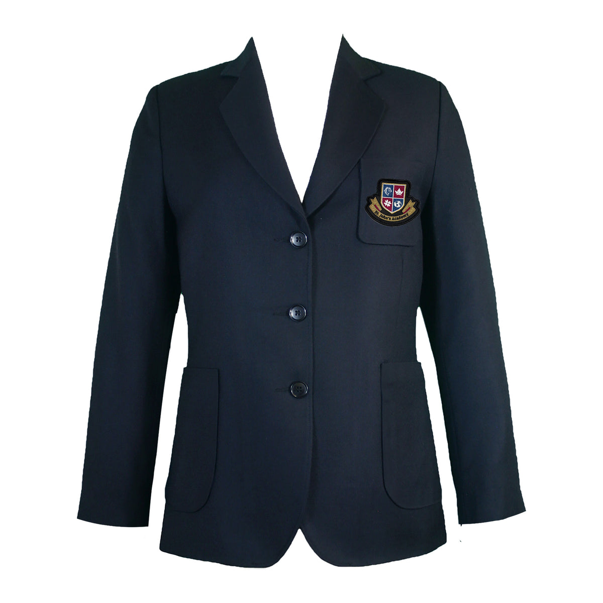 ST. JOHN'S ACADEMY VANCOUVER BLAZER, NAVY BUTTONS, LADIES