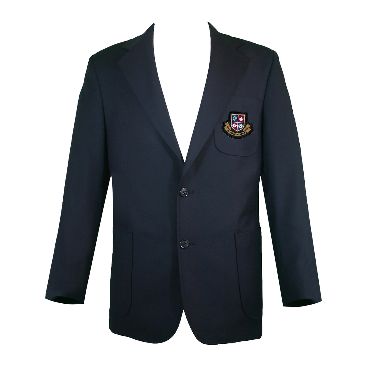 ST. JOHN'S ACADEMY VANCOUVER BLAZER, NAVY BUTTONS, MENS