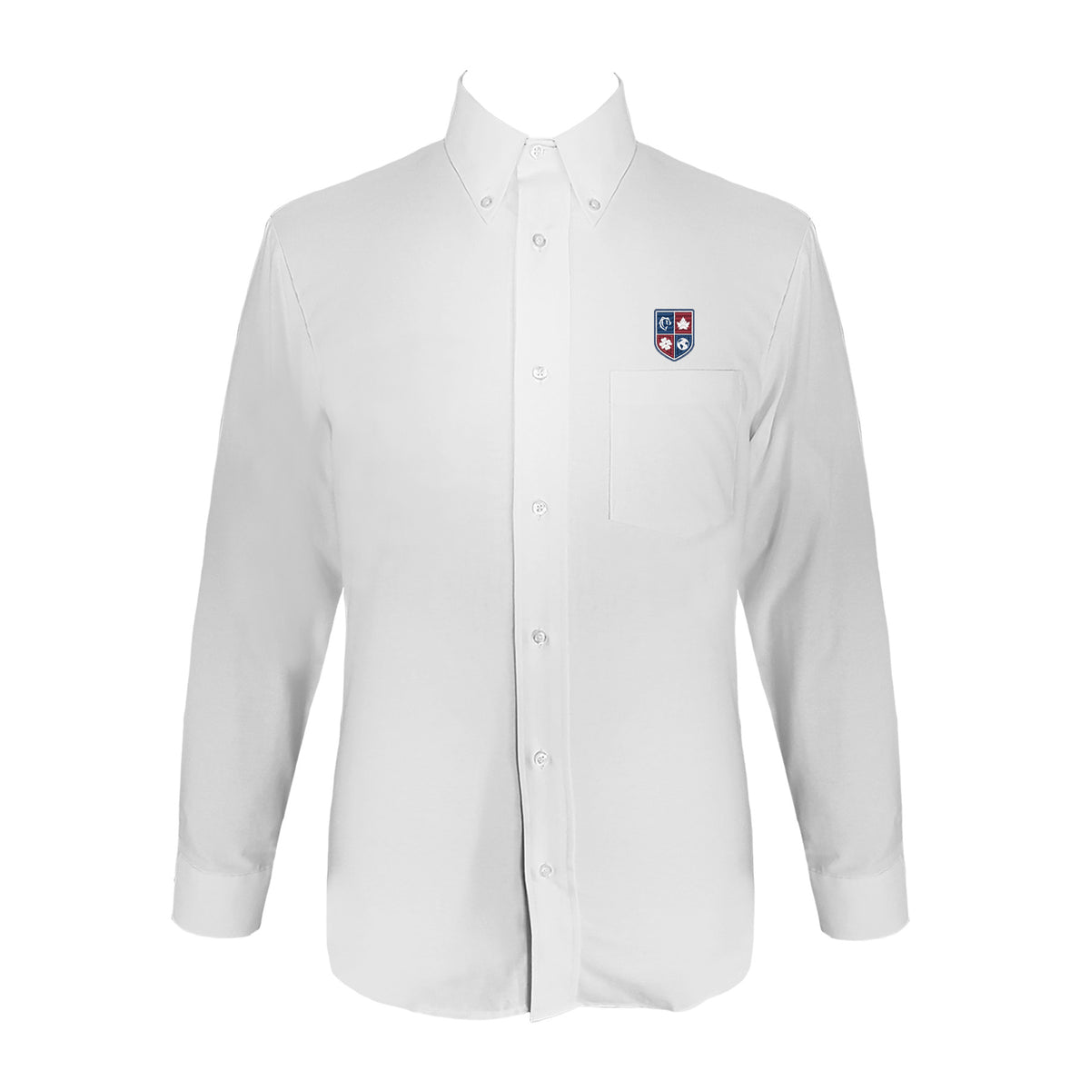 ST. JOHN'S ACADEMY VANCOUVER DRESS SHIRT, LONG SLEEVE, MENS
