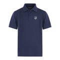 ST. JOHN'S ACADEMY TRUE NAVY GOLF SHIRT, WICKING, SHORT SLEEVE, MENS *PRE-ORDER, FINAL SALE*