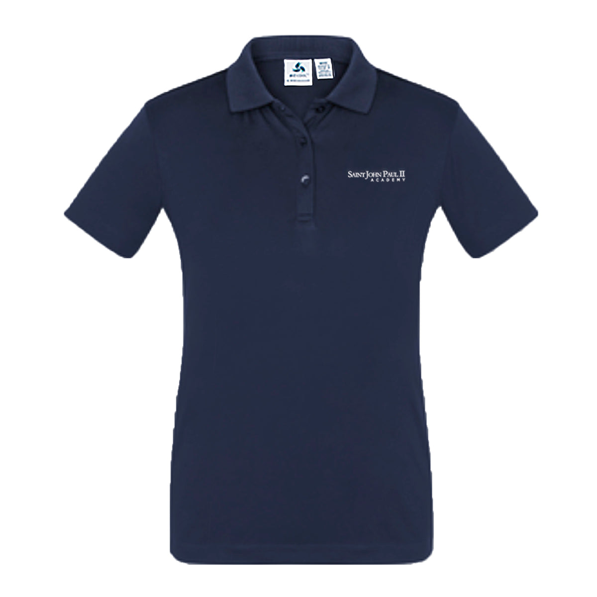 JOHN PAUL II GOLF SHIRT, WICKING, SHORT SLEEVE, LADIES