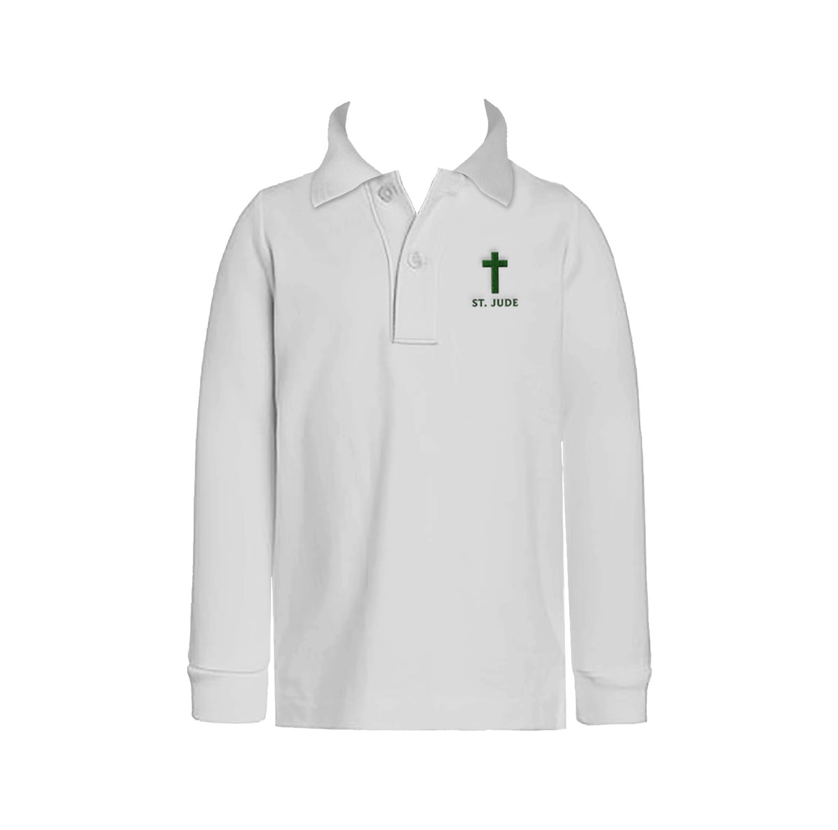 ST. JUDE SCHOOL GOLF SHIRT, UNISEX, LONG SLEEVE, CHILD