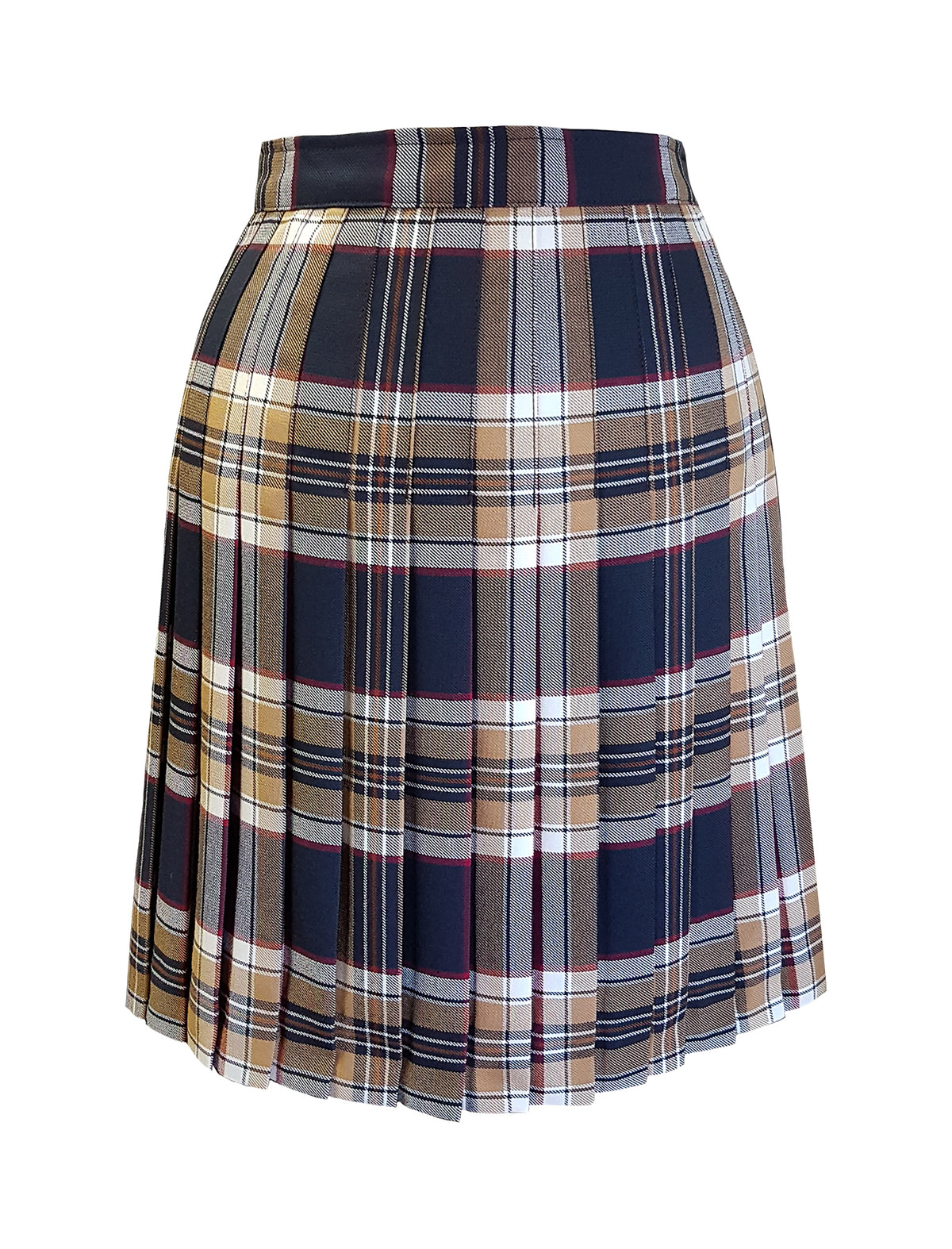TARTAN FULL PLEAT SKIRT, ADJUSTABLE WAIST, 2901-47